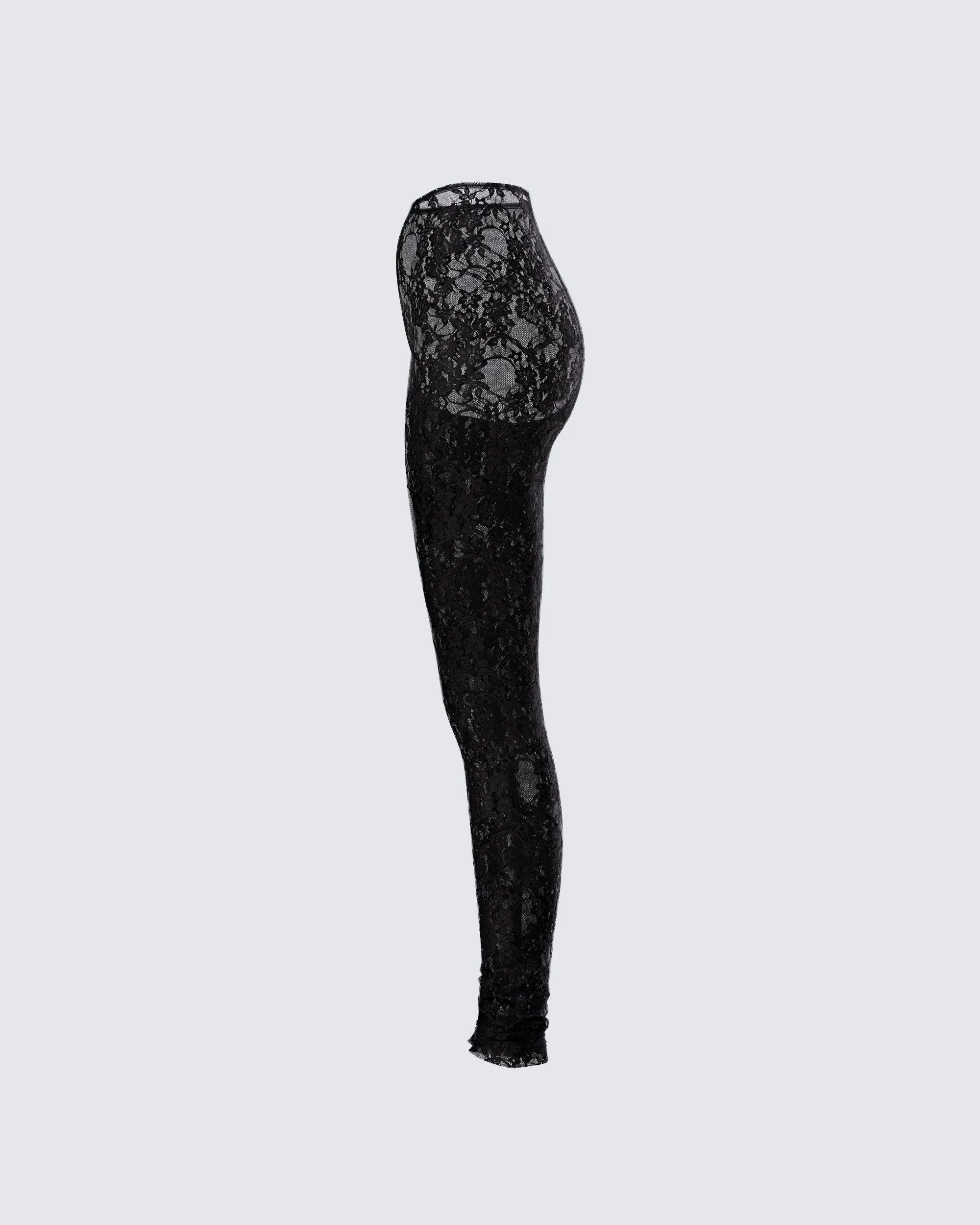 Miriam Black Lace Fitted Legging sold by Finesse product image thumbnail 2
