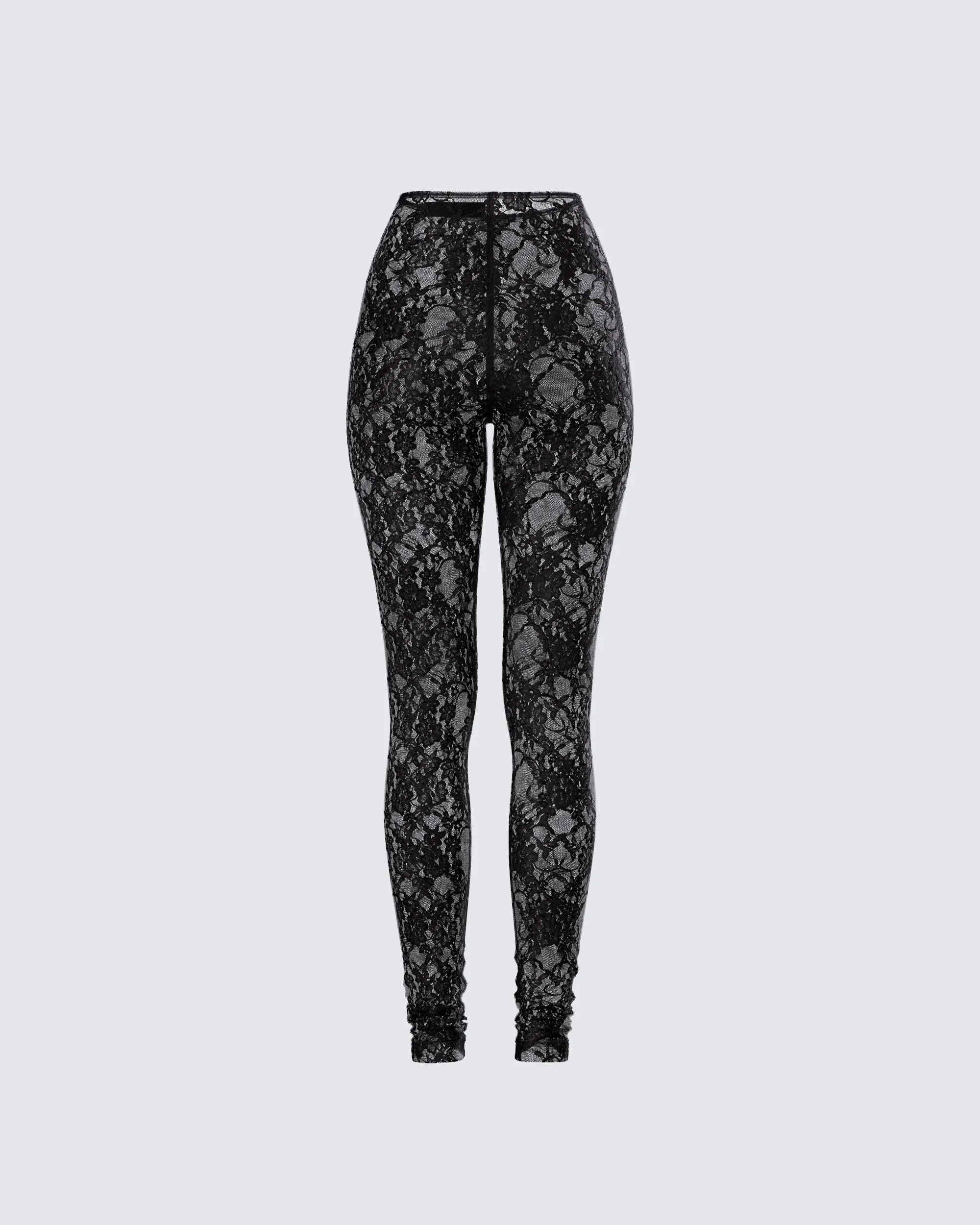 Miriam Black Lace Fitted Legging sold by Finesse product image thumbnail 3