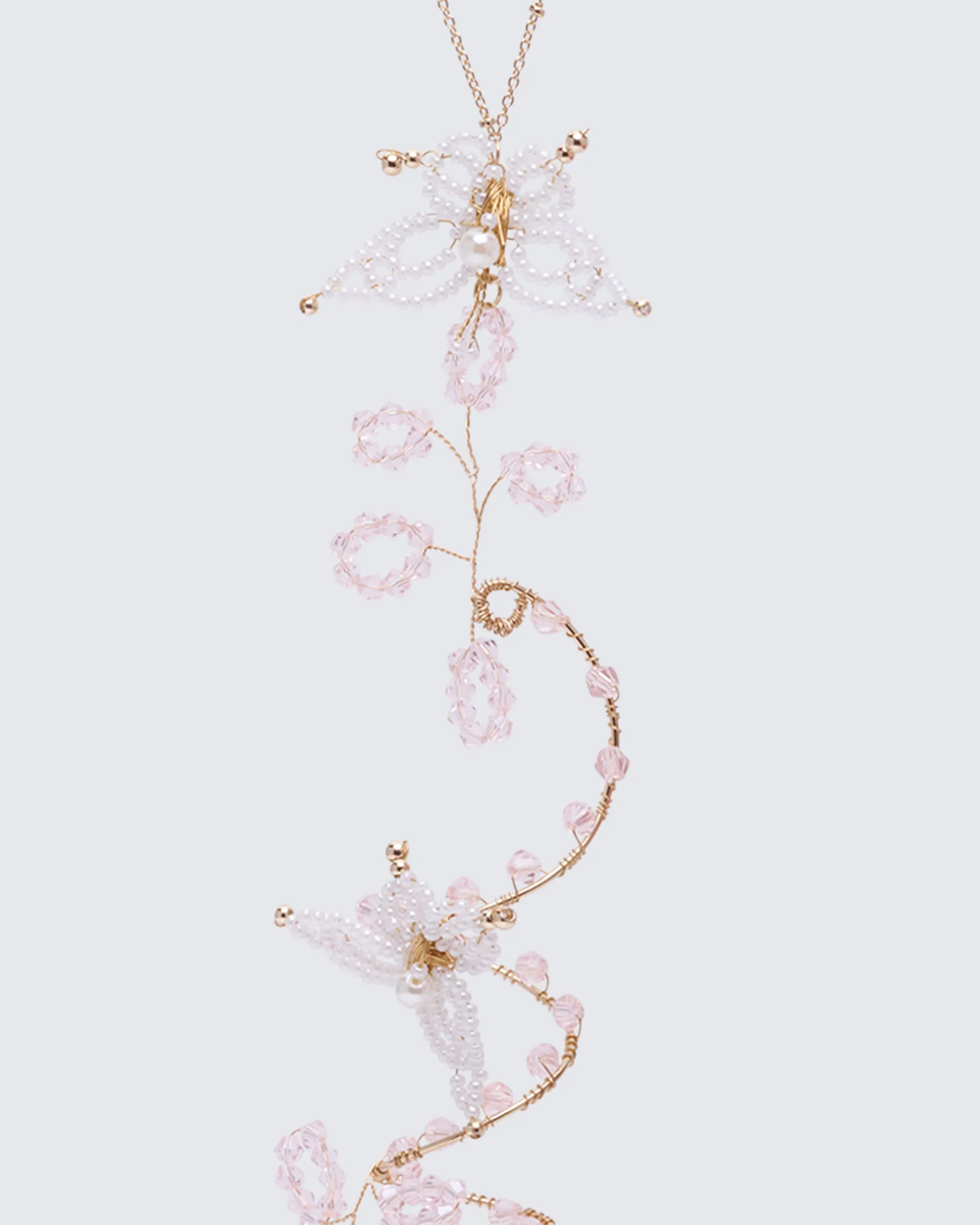 Cheryl Pink Butterfly Hand Harness sold by Finesse product image thumbnail 2