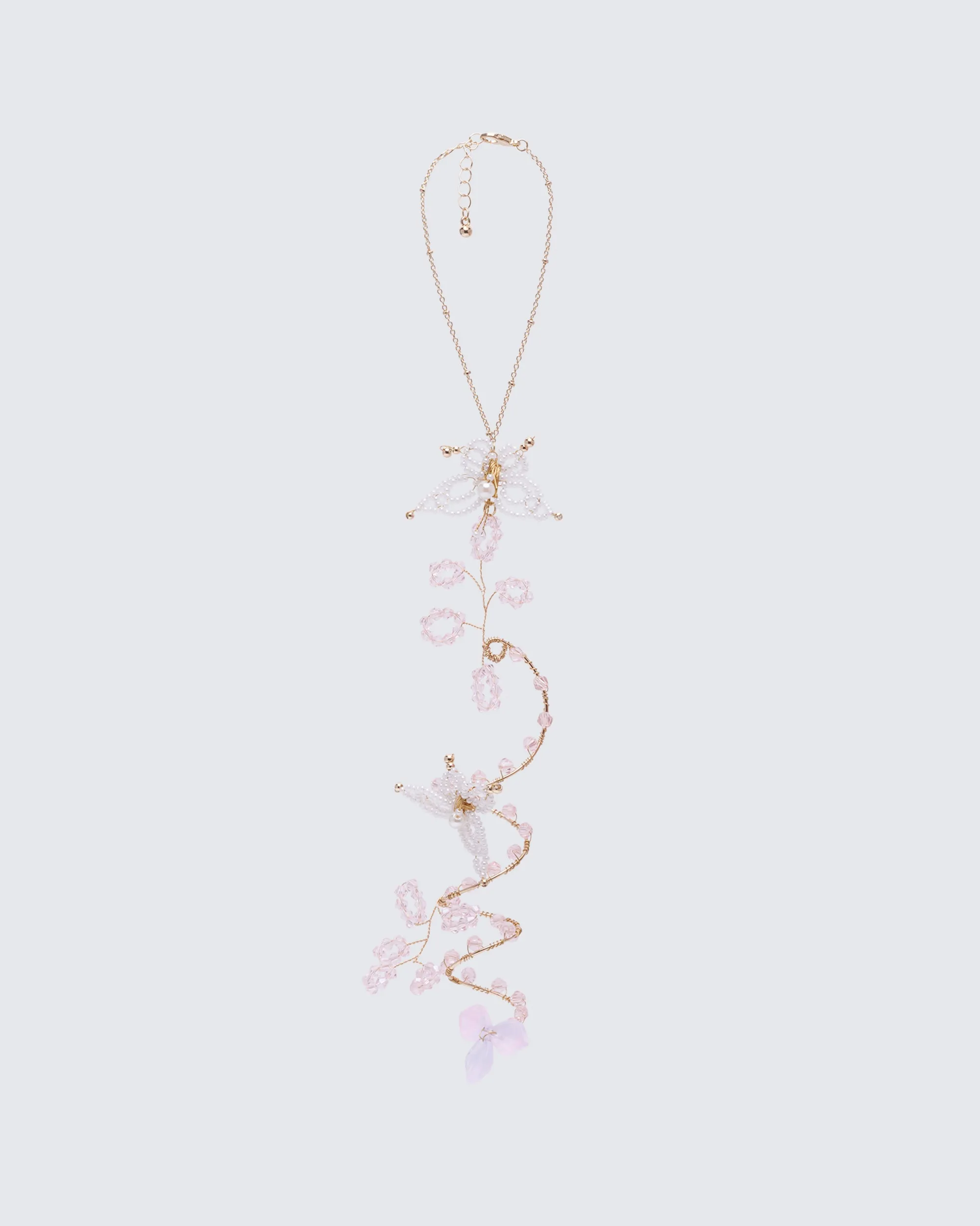 Cheryl Pink Butterfly Hand Harness sold by Finesse