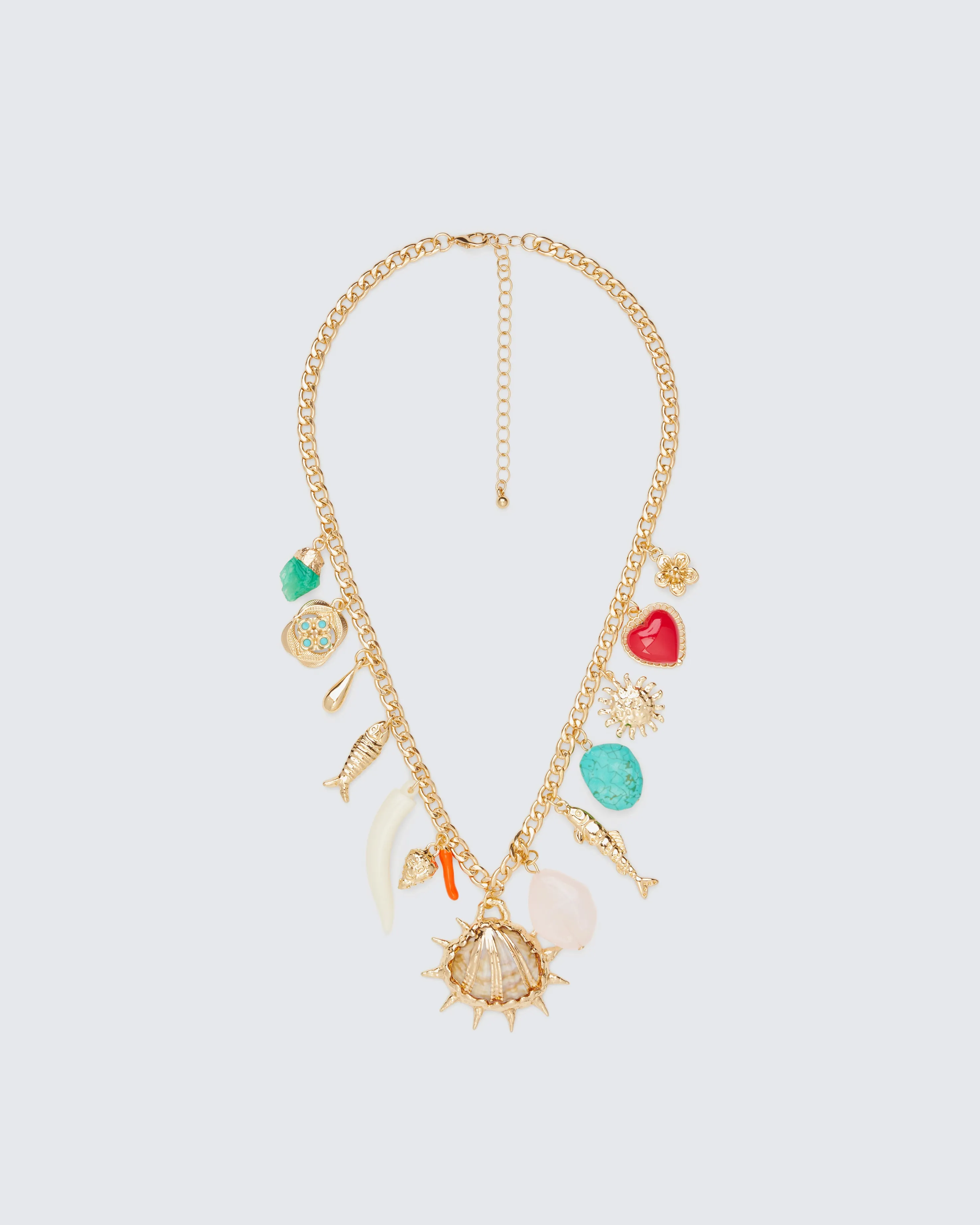 Eyelis Gold Summer Charm Necklace sold by Finesse