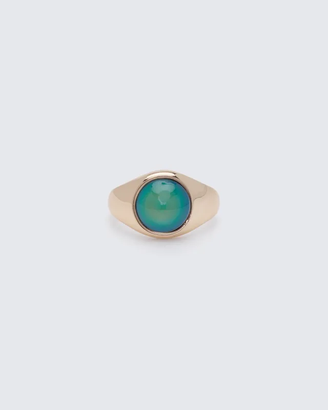 Shandraya Gold Mood Ring made by Finesse