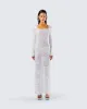 Tanith White Lace Maxi Dress sold by Finesse