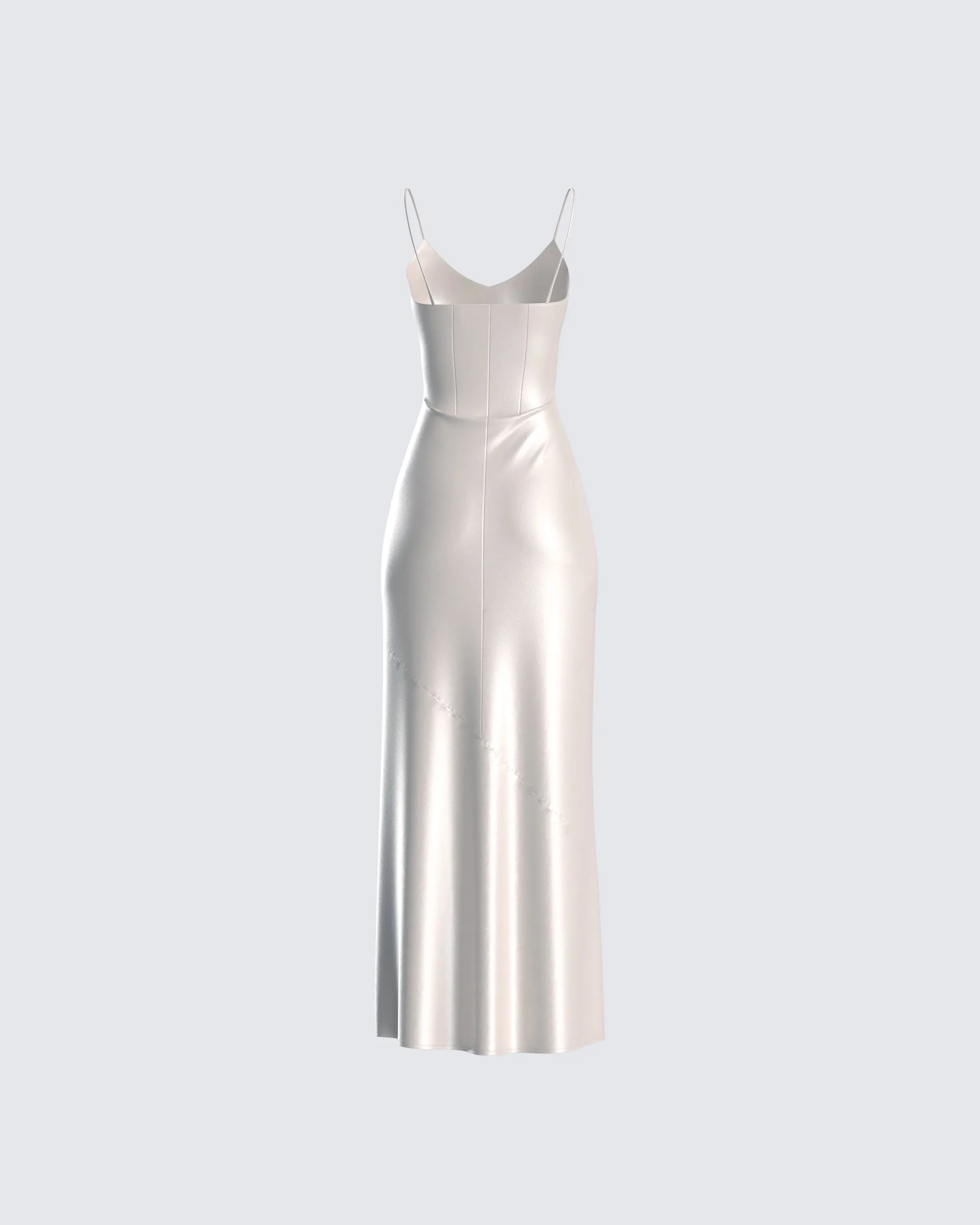 Orion Ivory Silk Dress sold by Finesse product image thumbnail 3