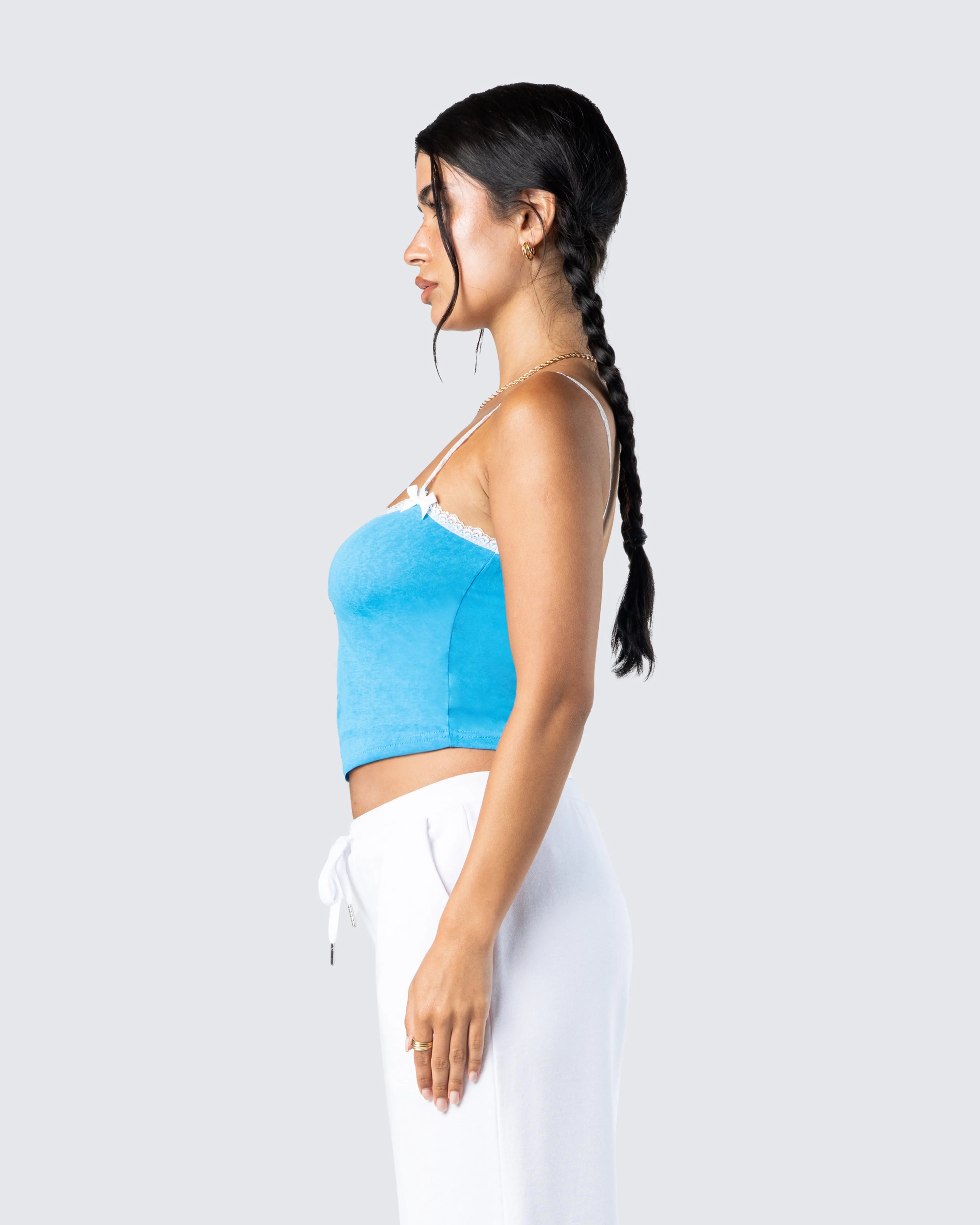 Shannon Blue Embroidered Knit Top sold by Finesse product image thumbnail 5