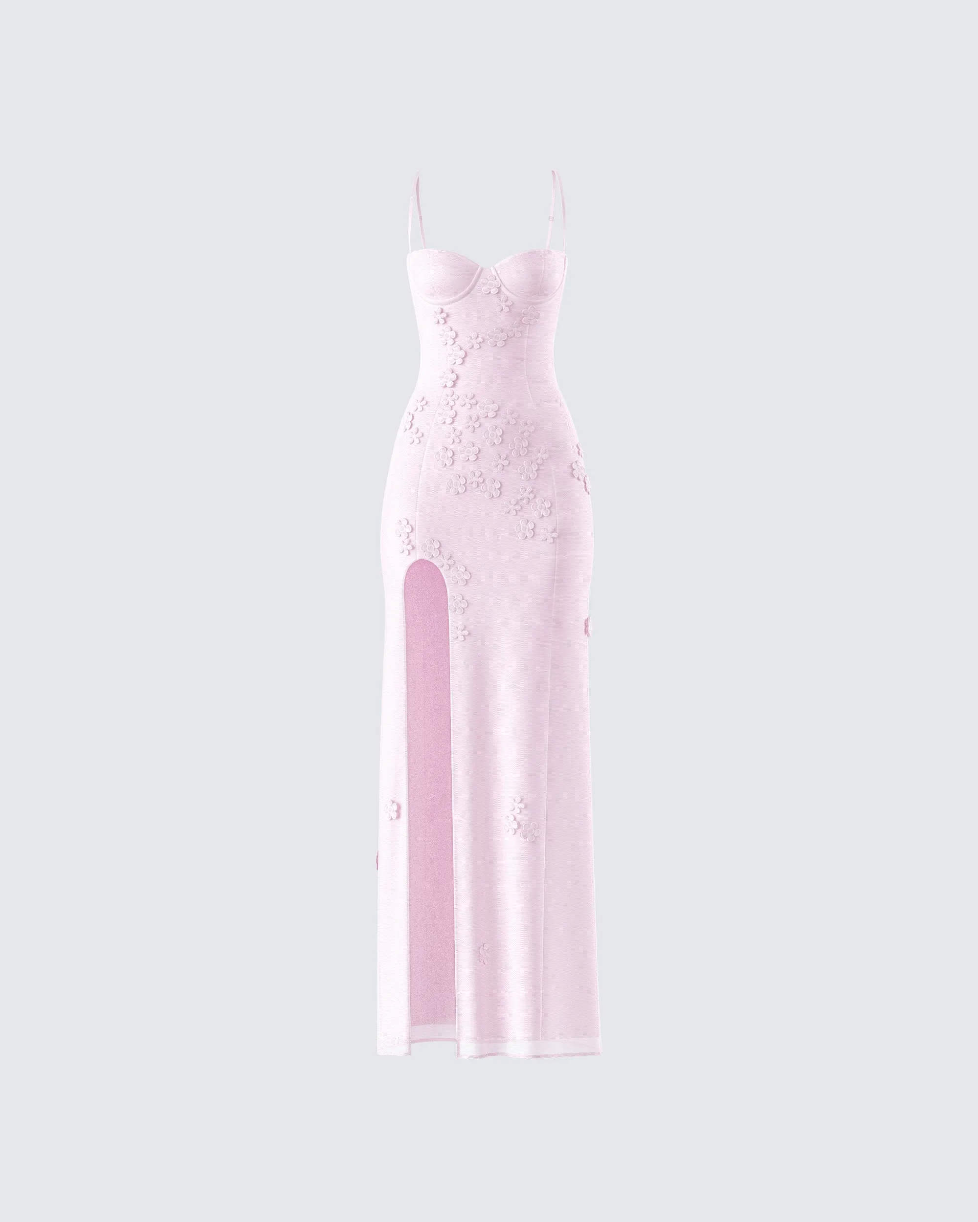 Astoria Pink Floral Maxi Dress sold by Finesse