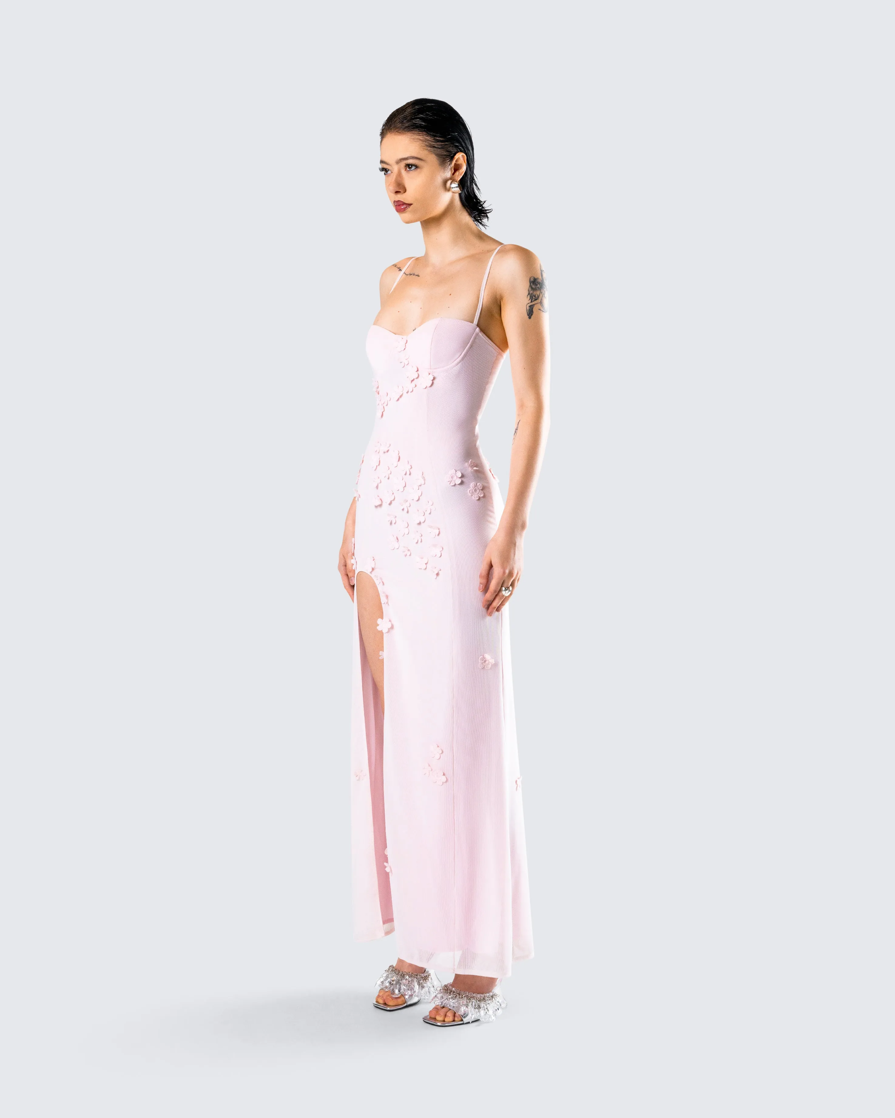 Astoria Pink Floral Maxi Dress sold by Finesse product image thumbnail 5