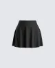 Meera Black High Waisted Skirt sold by Finesse