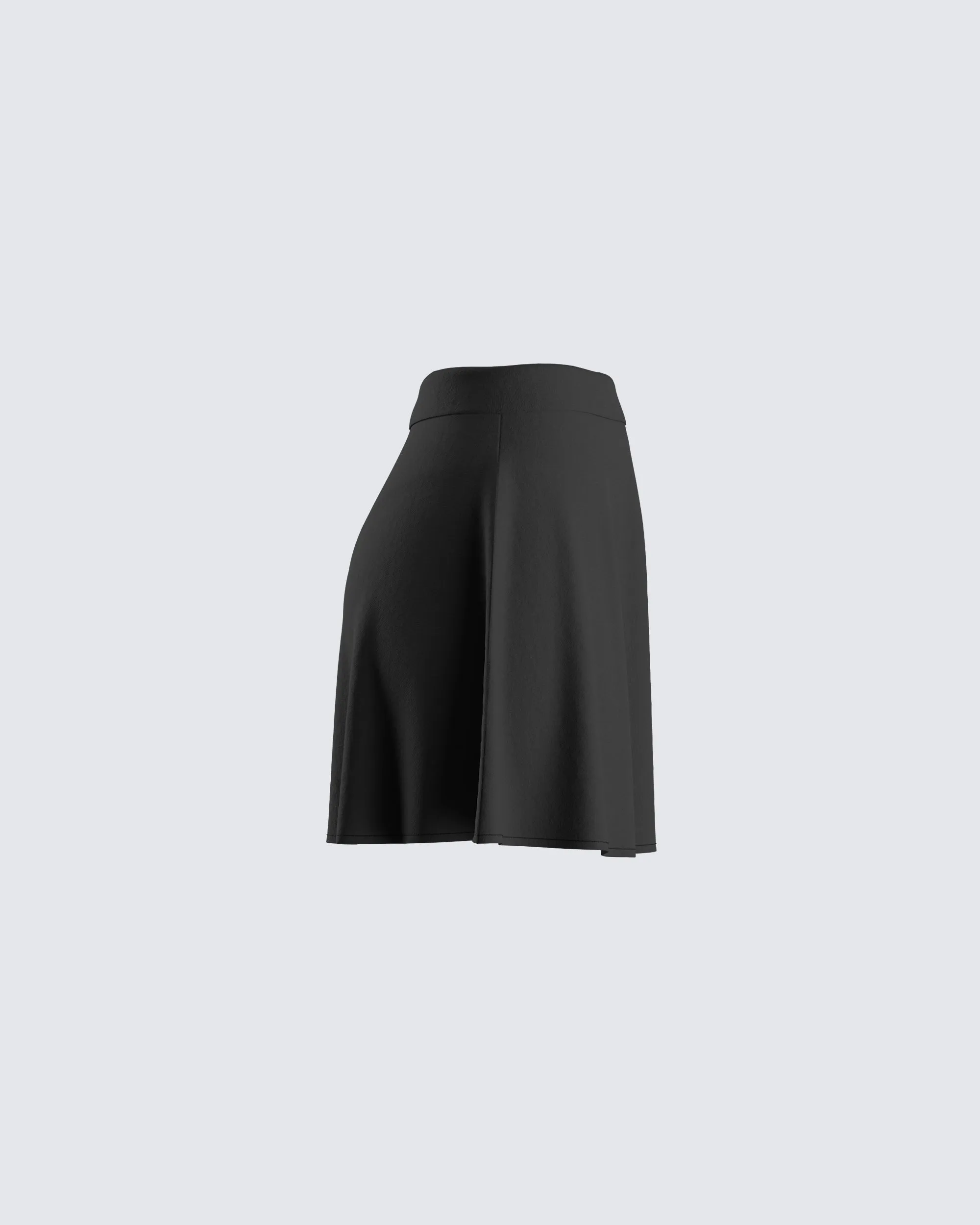 Meera Black High Waisted Skirt sold by Finesse product image thumbnail 2