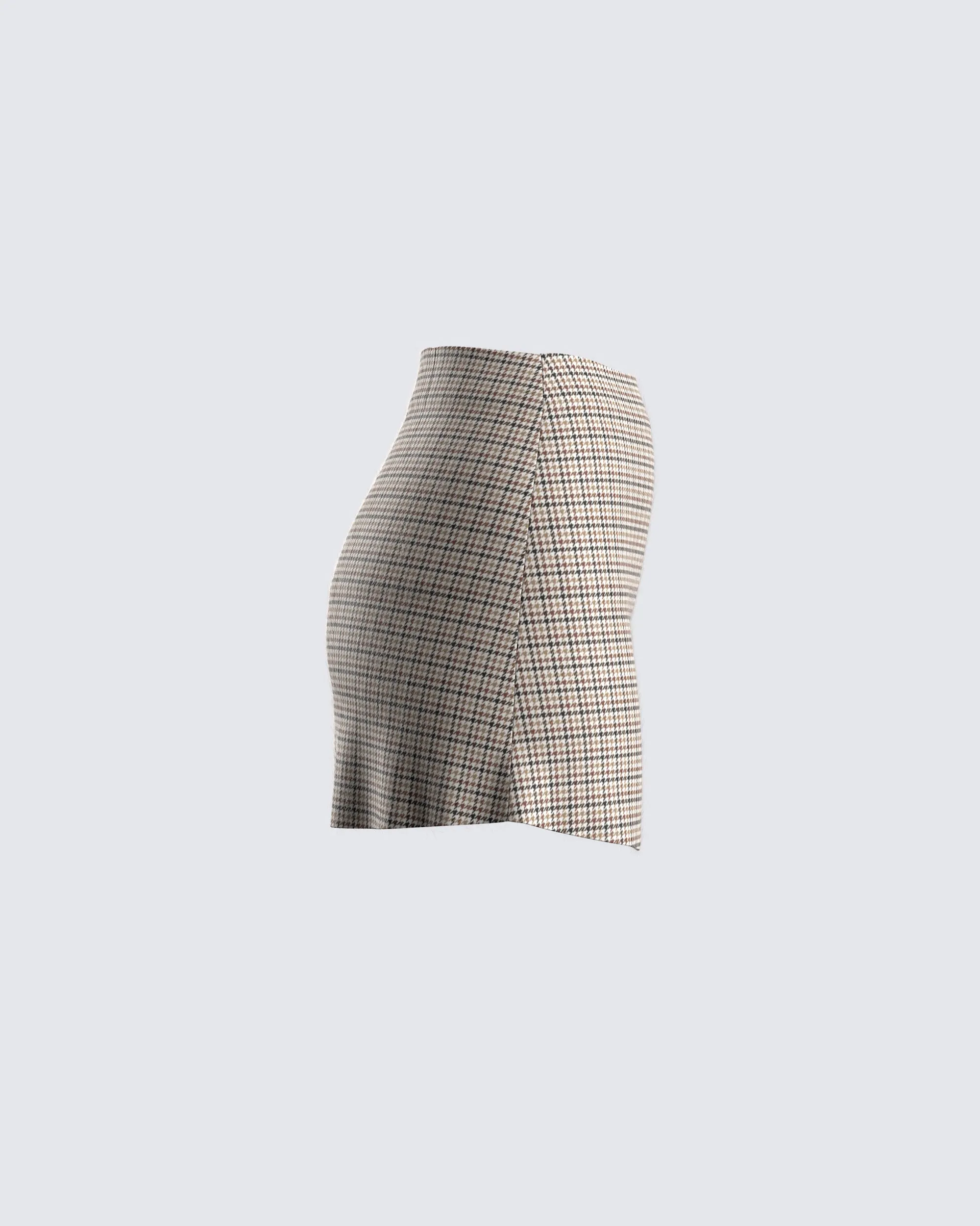 Tana Houndstooth Mini Skirt sold by Finesse product image thumbnail 2