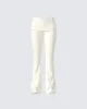 Leia Cream Foldover Legging sold by Finesse