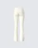 Leia Cream Foldover Legging sold by Finesse