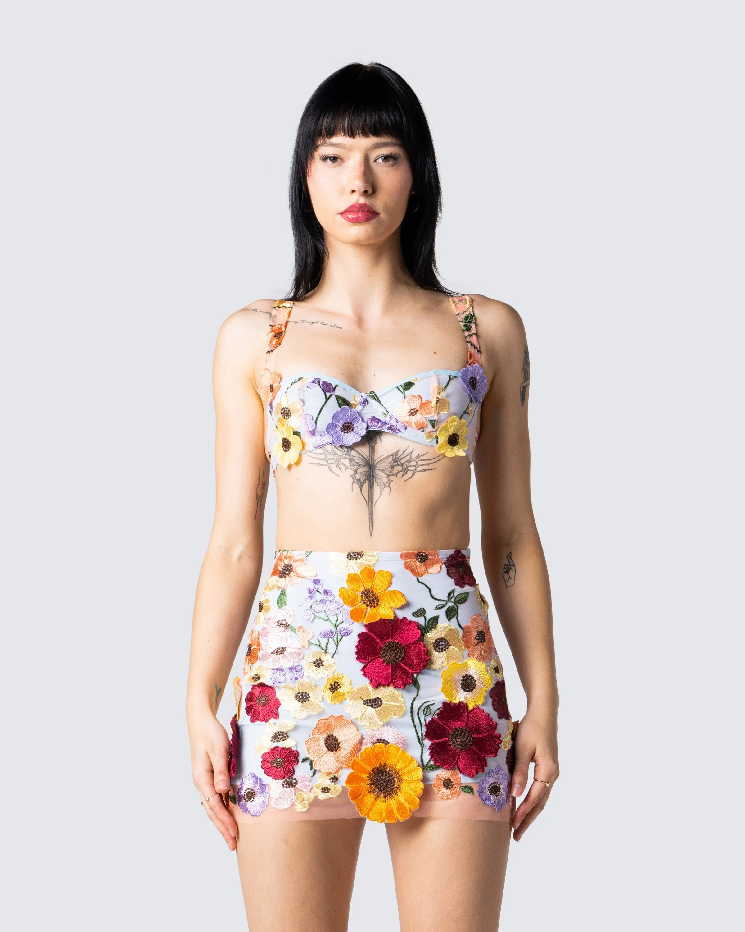Addie Flower Bra Top sold by Finesse product image thumbnail 4