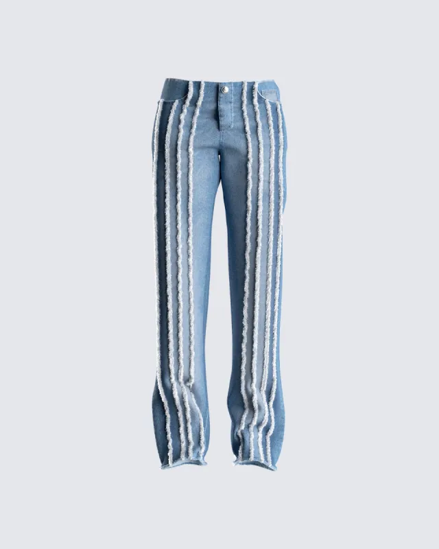 Desiree Distressed Blue Jeans sold by Finesse