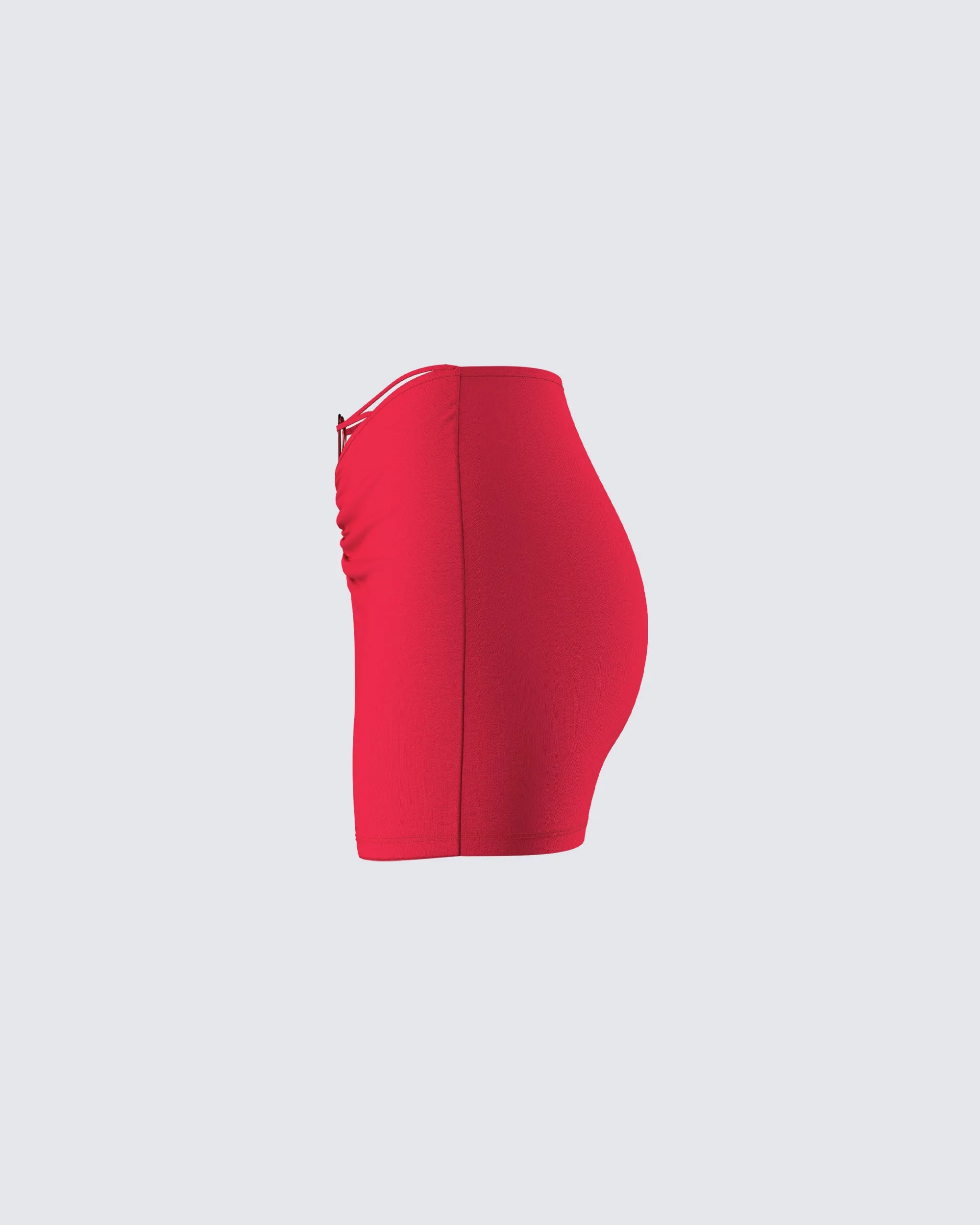 Venetia Red Heart Mini Skirt sold by Finesse product image thumbnail 2