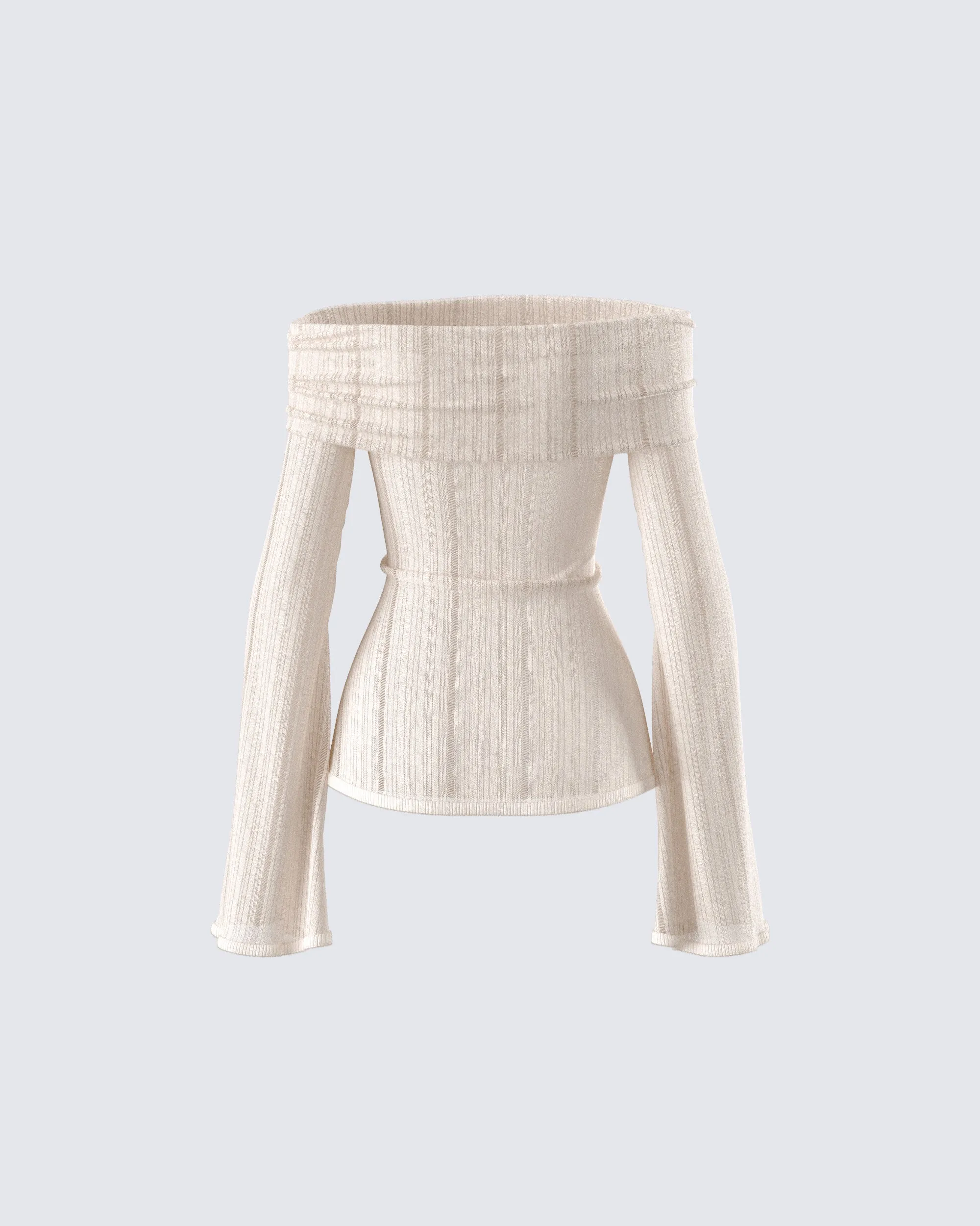 Imelda Ivory Off Shoulder Top sold by Finesse product image thumbnail 3