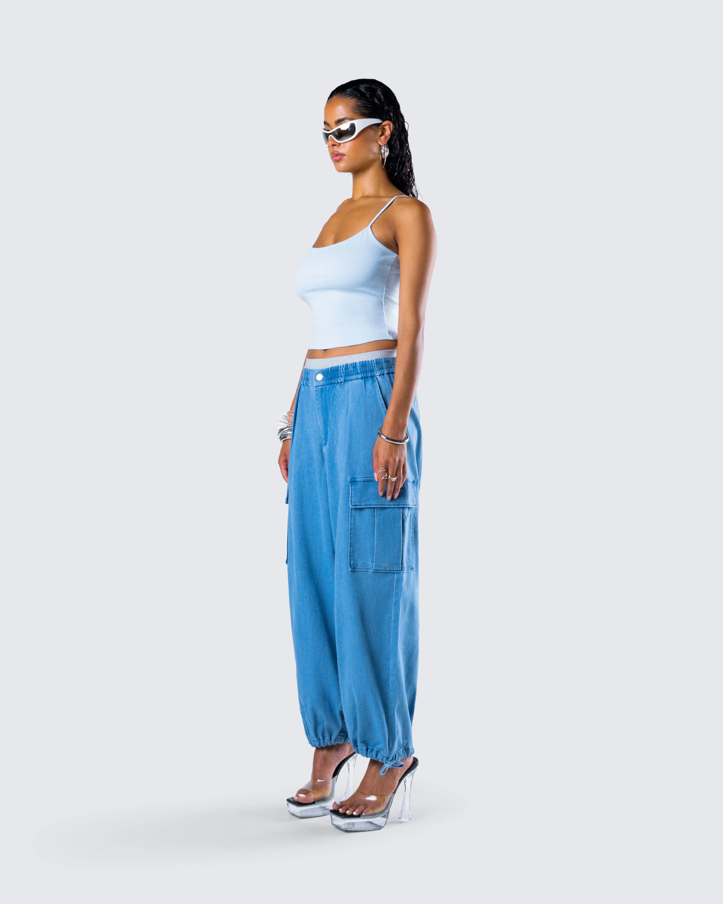 Darby Blue Denim Set sold by Finesse product image thumbnail 5