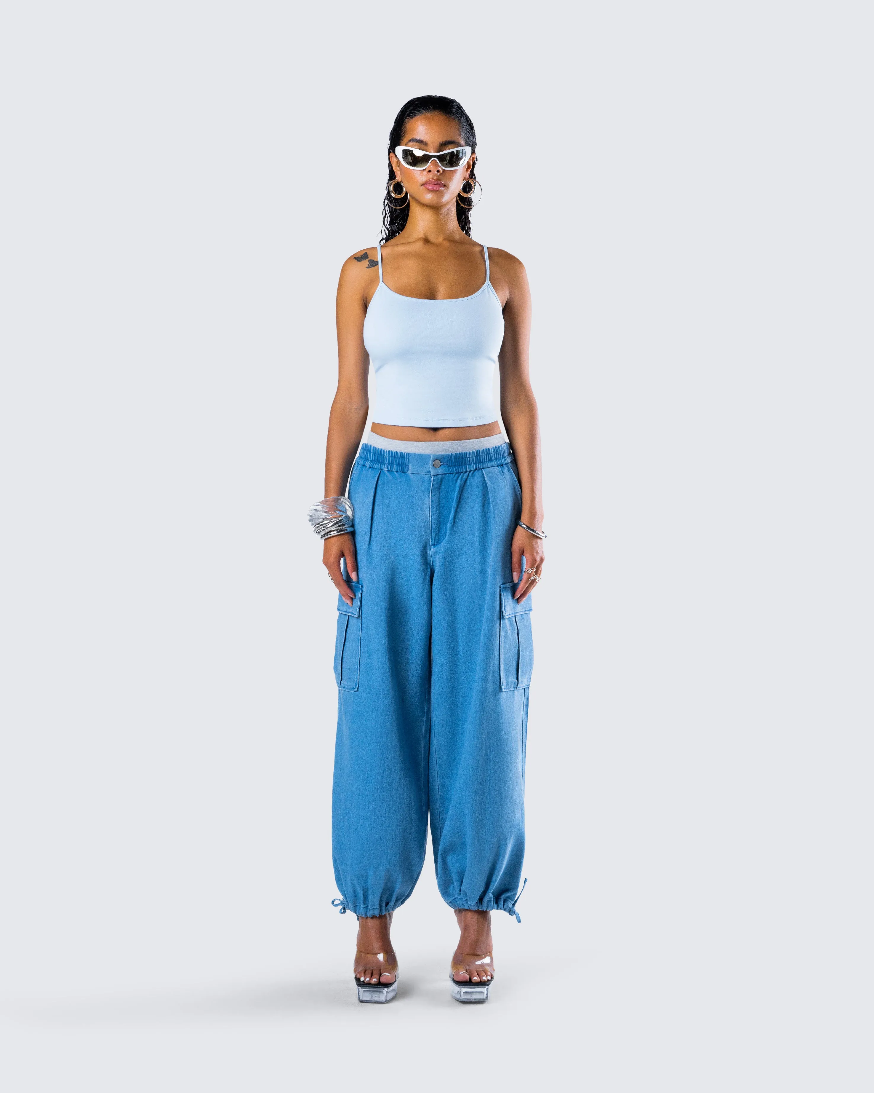Darby Blue Denim Set sold by Finesse product image thumbnail 4