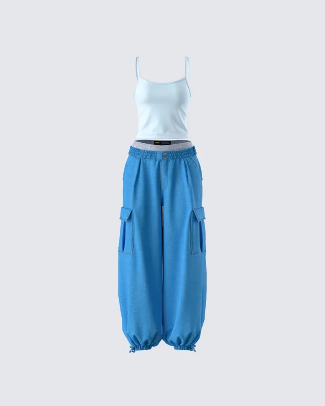 Darby Blue Denim Set sold by Finesse