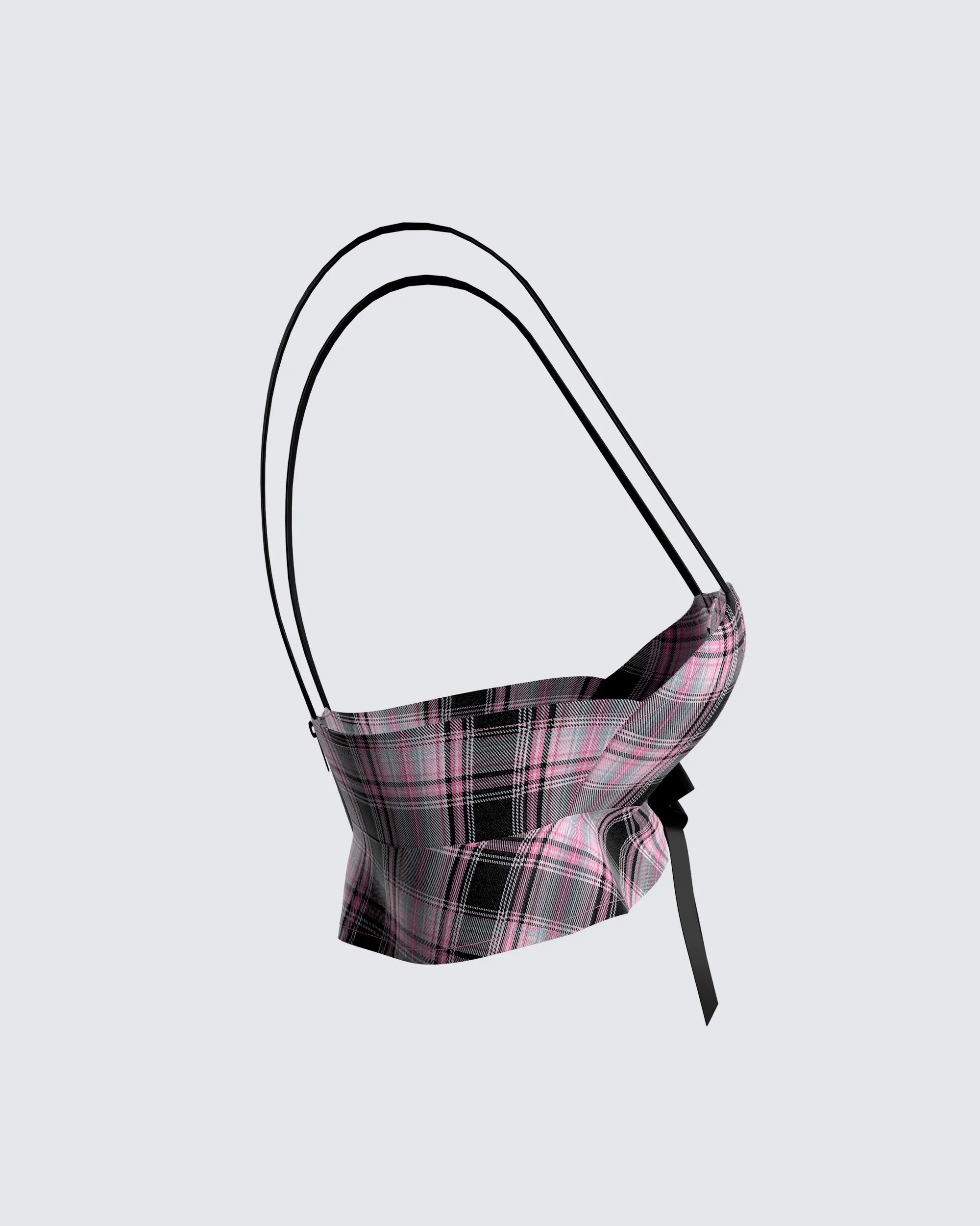 Angel Plaid Crop Top sold by Finesse product image thumbnail 2