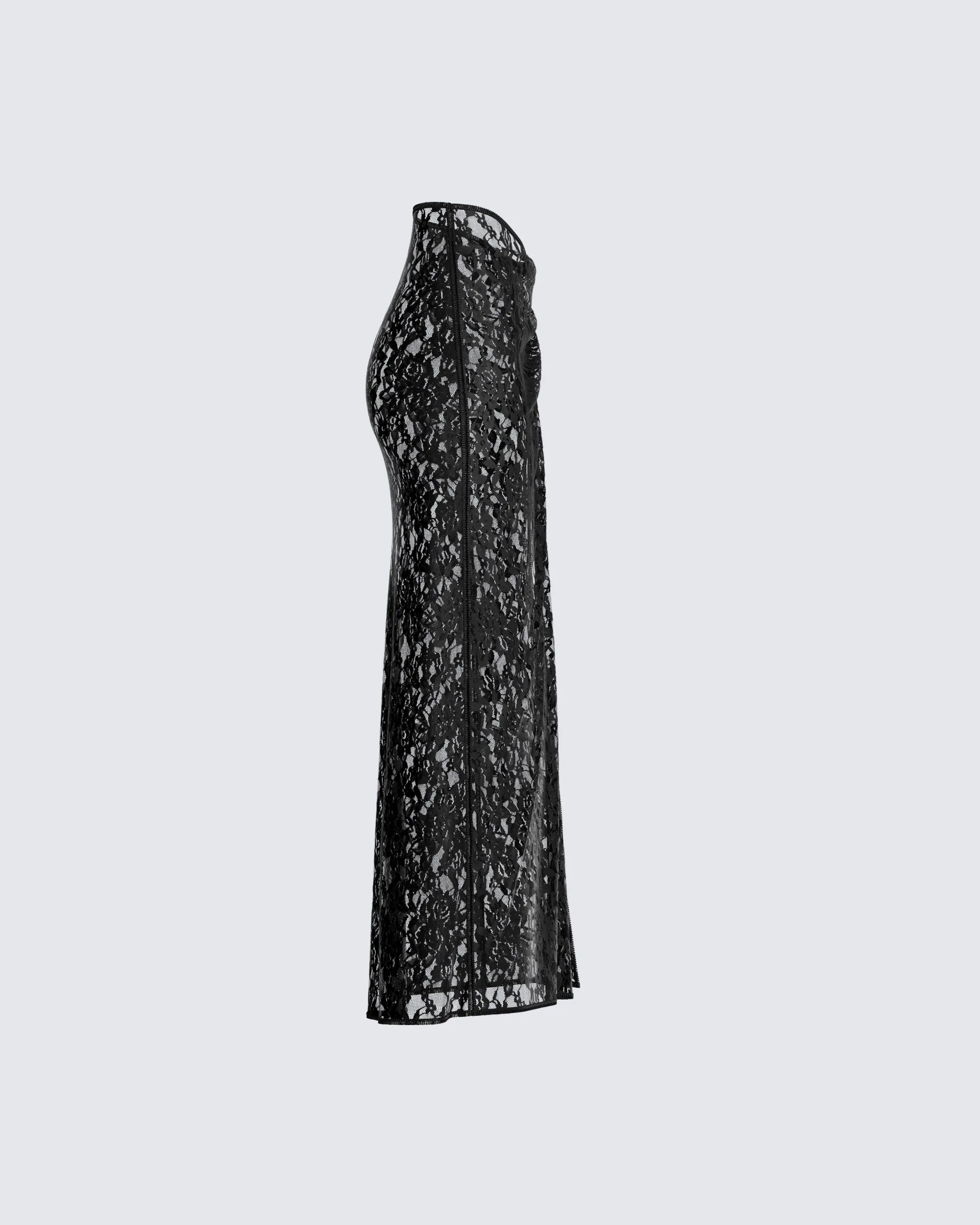 Beatrix Black Lace Skirt sold by Finesse product image thumbnail 2