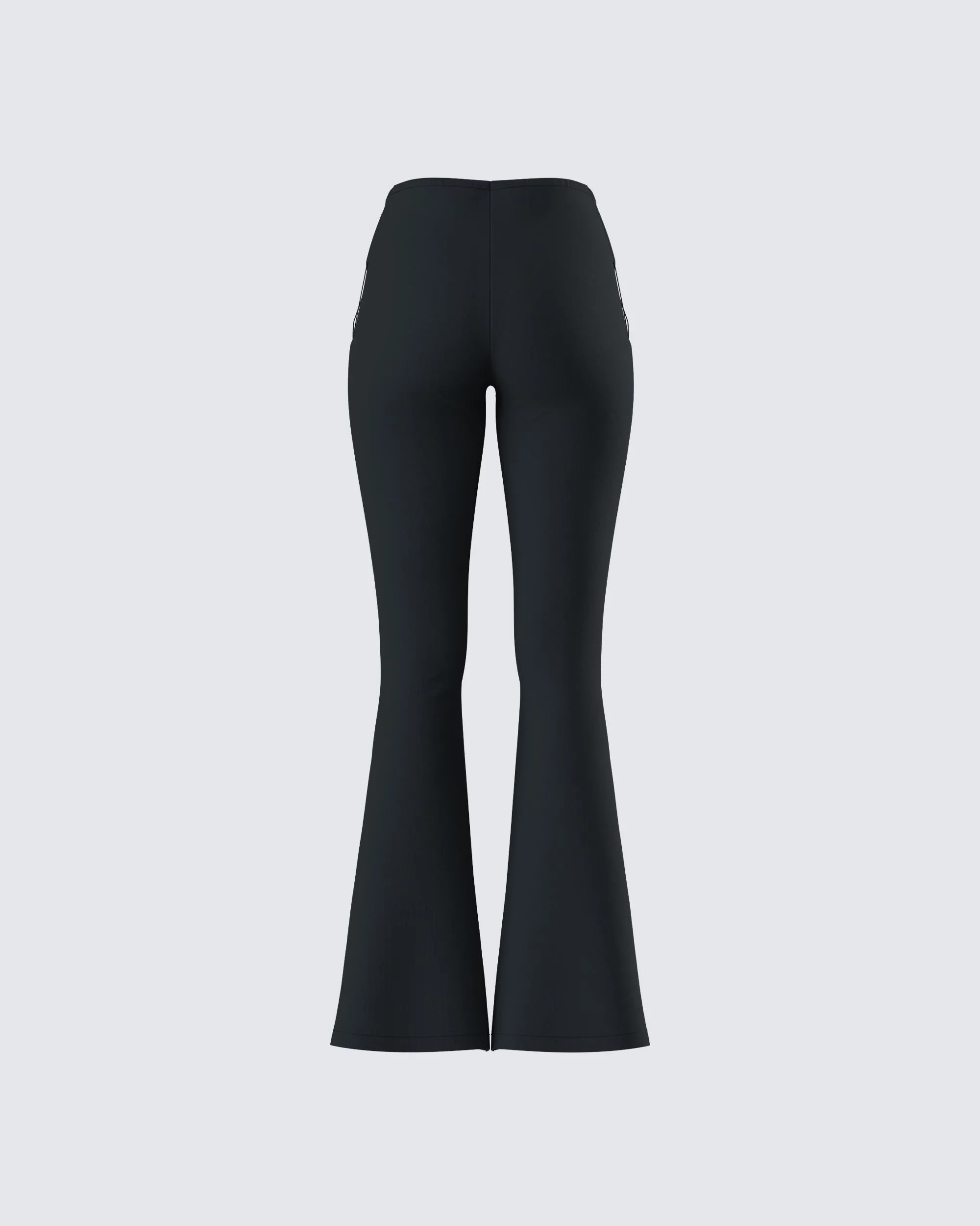 Juan Black Lace Up Flare Pant sold by Finesse product image thumbnail 3