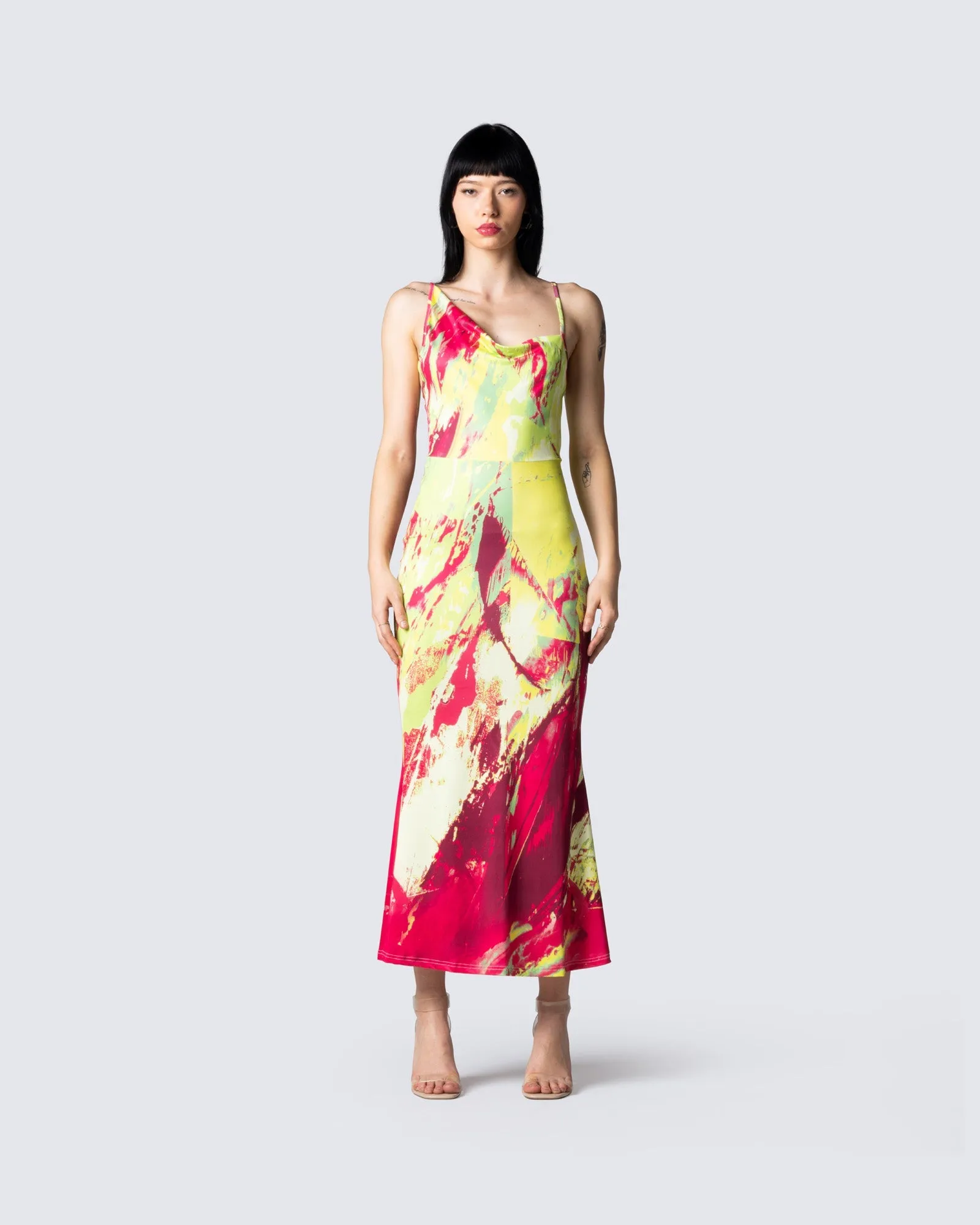 Everleigh Abstract Print Dress sold by Finesse product image thumbnail 4