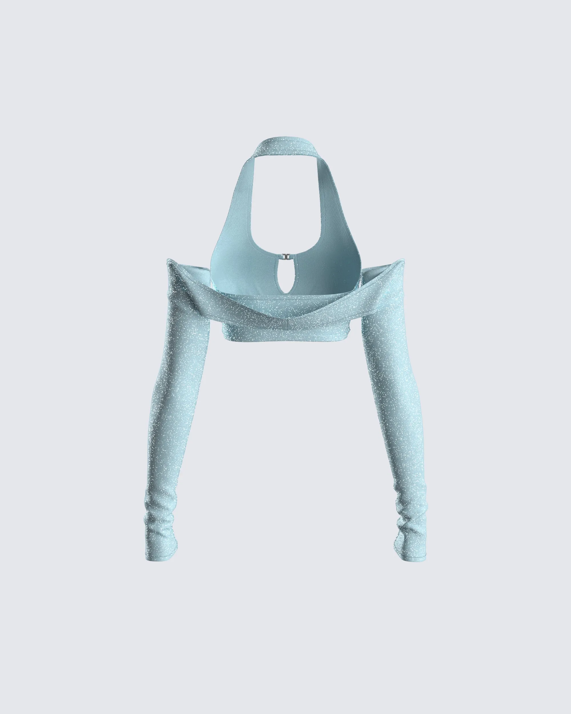 Erika Blue Long Sleeve Top & Shrug sold by Finesse product image thumbnail 3