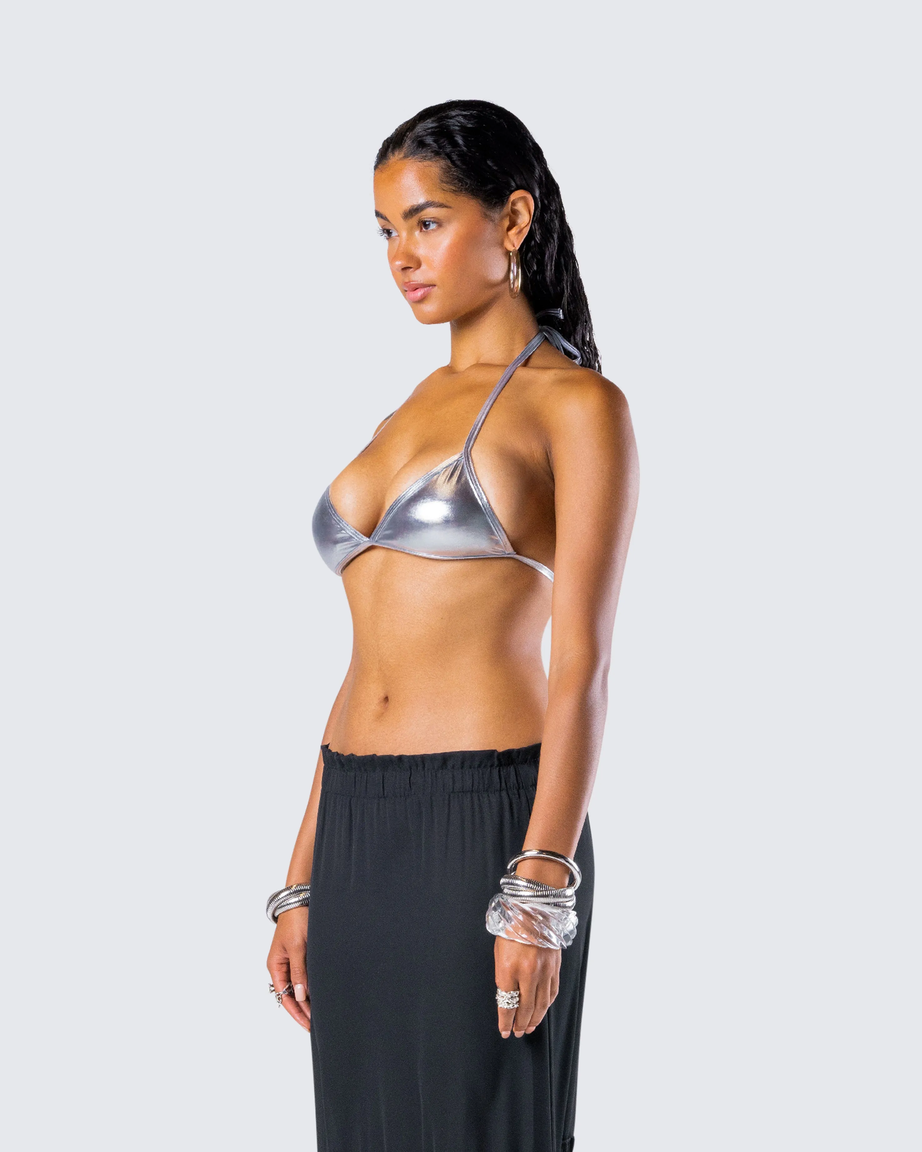 Karri Silver Bikini Top sold by Finesse product image thumbnail 5