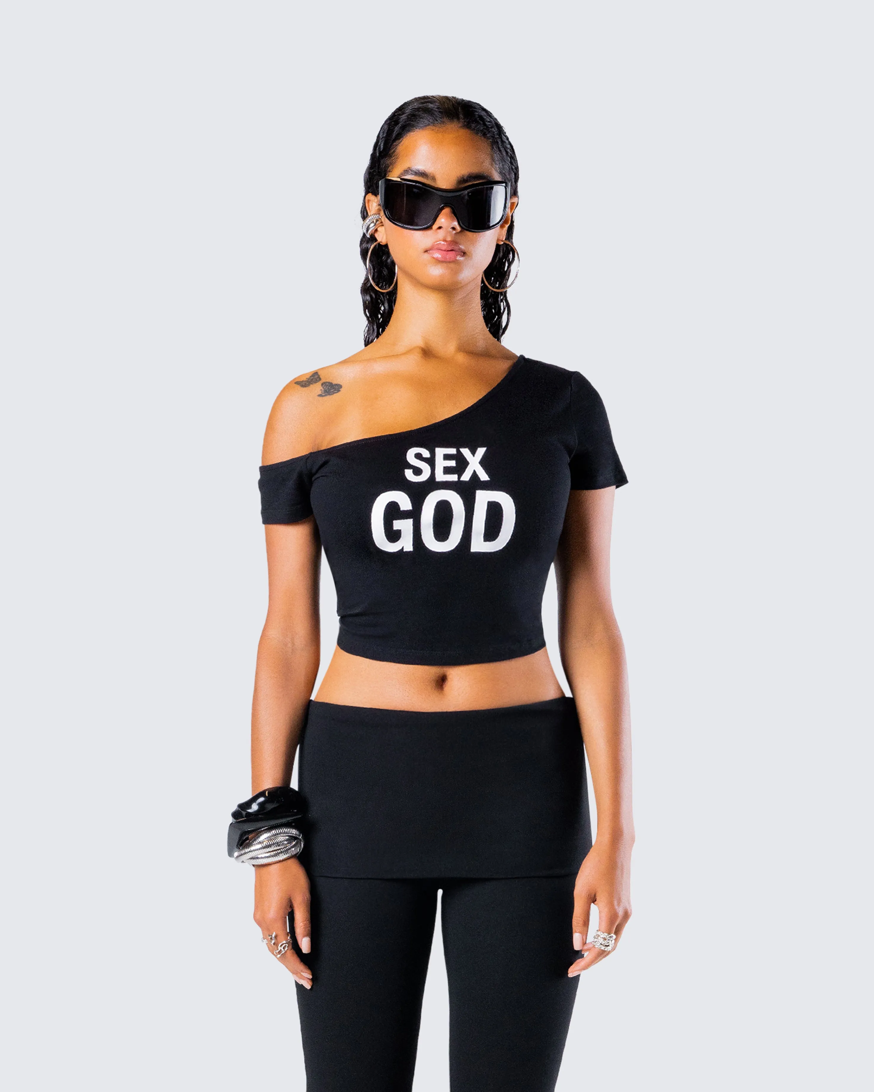 Karen Black Jersey Graphic Top sold by Finesse product image thumbnail 4