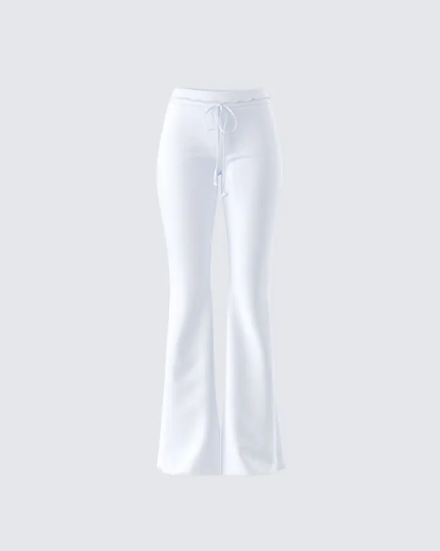 Anahita White Flared Pant sold by Finesse