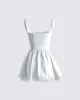 Brit White Poplin Mini Dress sold by Finesse