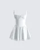 Brit White Poplin Mini Dress sold by Finesse