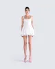 Brit White Poplin Mini Dress sold by Finesse