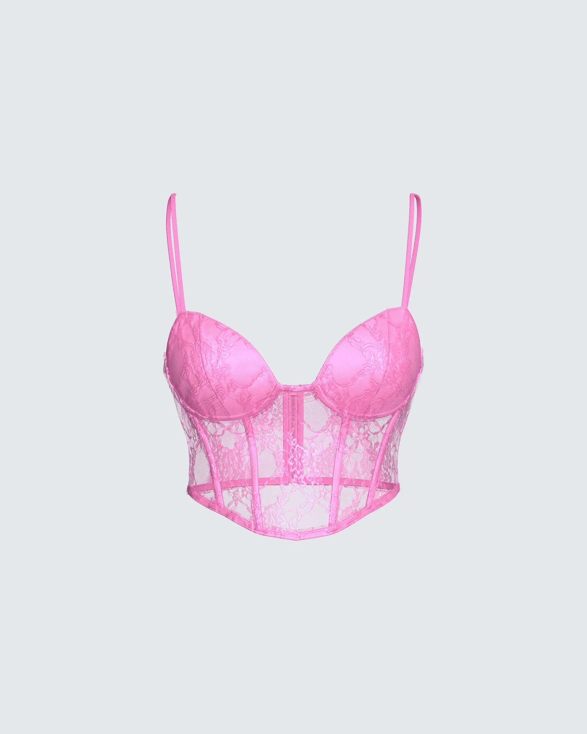 Abigail Pink Corset Top sold by Finesse