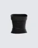 Ayla Black Velvet Tube Top sold by Finesse