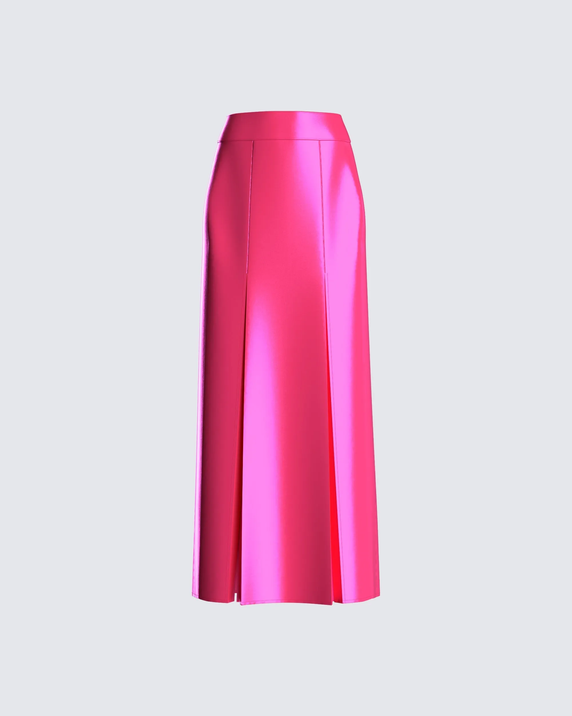 Diana Satin Pleated Maxi Skirt sold by Finesse