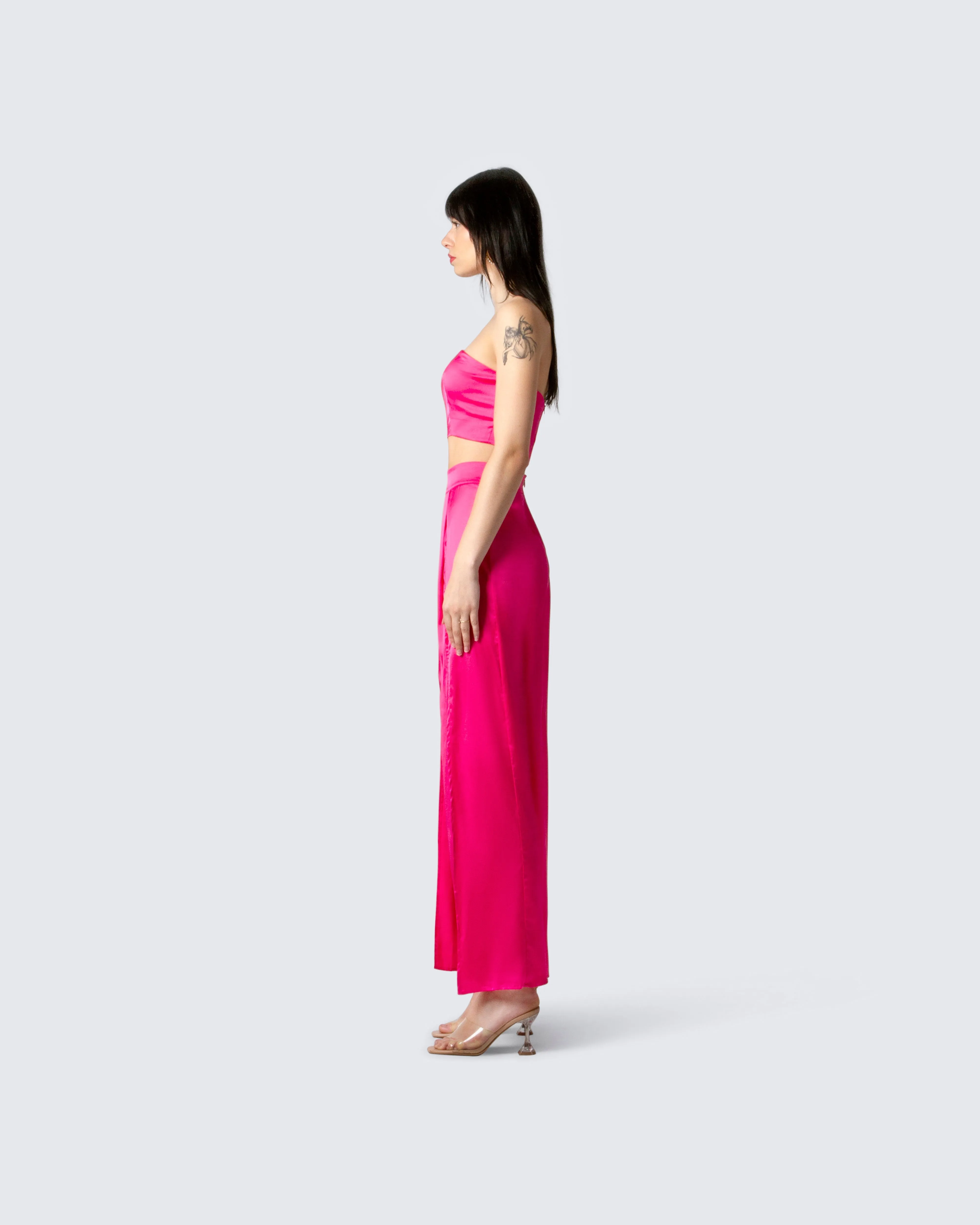 Diana Satin Pleated Maxi Skirt sold by Finesse product image thumbnail 5