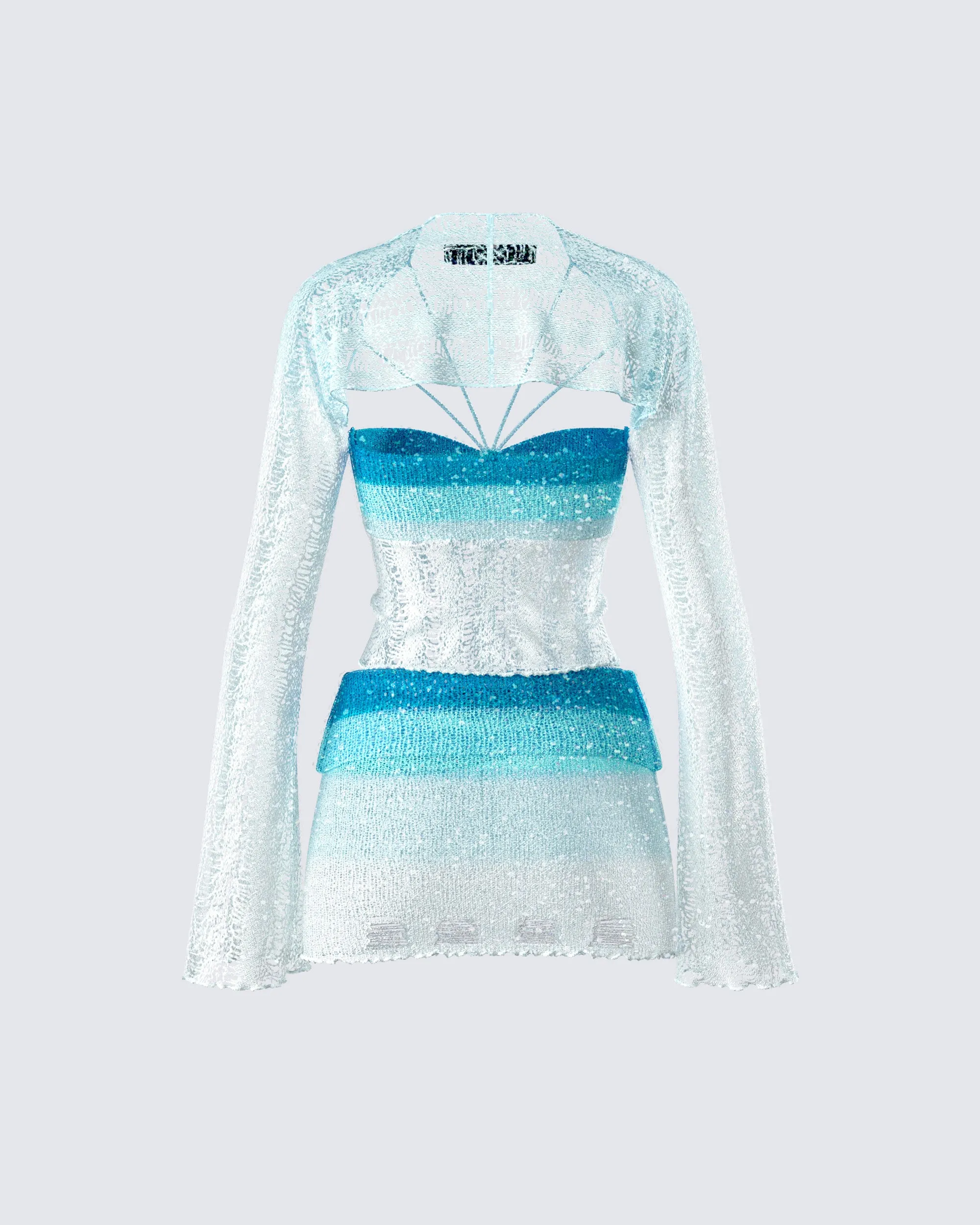 Vanessa Turquoise Sequin Set sold by Finesse product image thumbnail 3