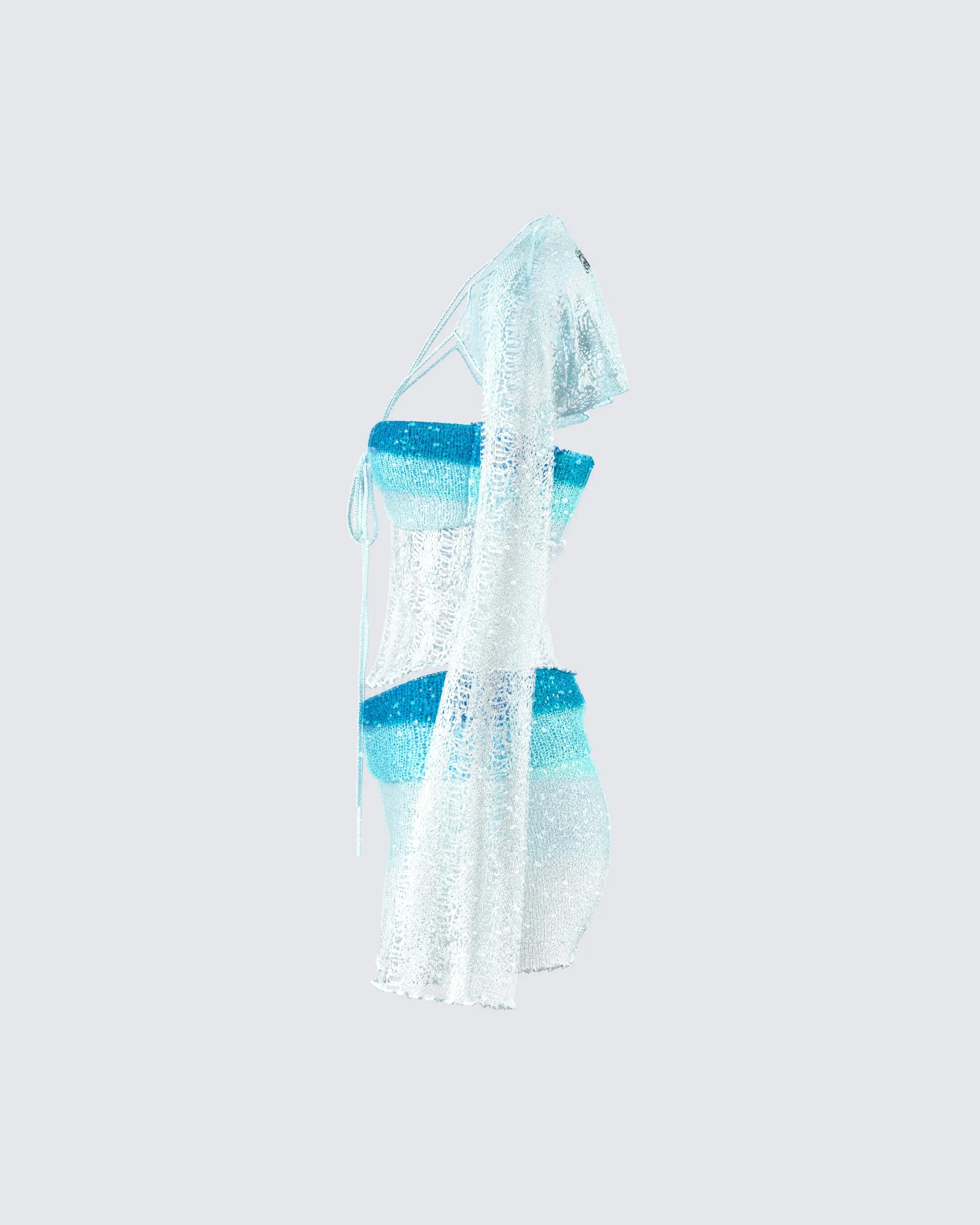 Vanessa Turquoise Sequin Set sold by Finesse product image thumbnail 2