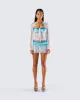 Vanessa Turquoise Sequin Set sold by Finesse