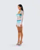 Vanessa Turquoise Sequin Set sold by Finesse