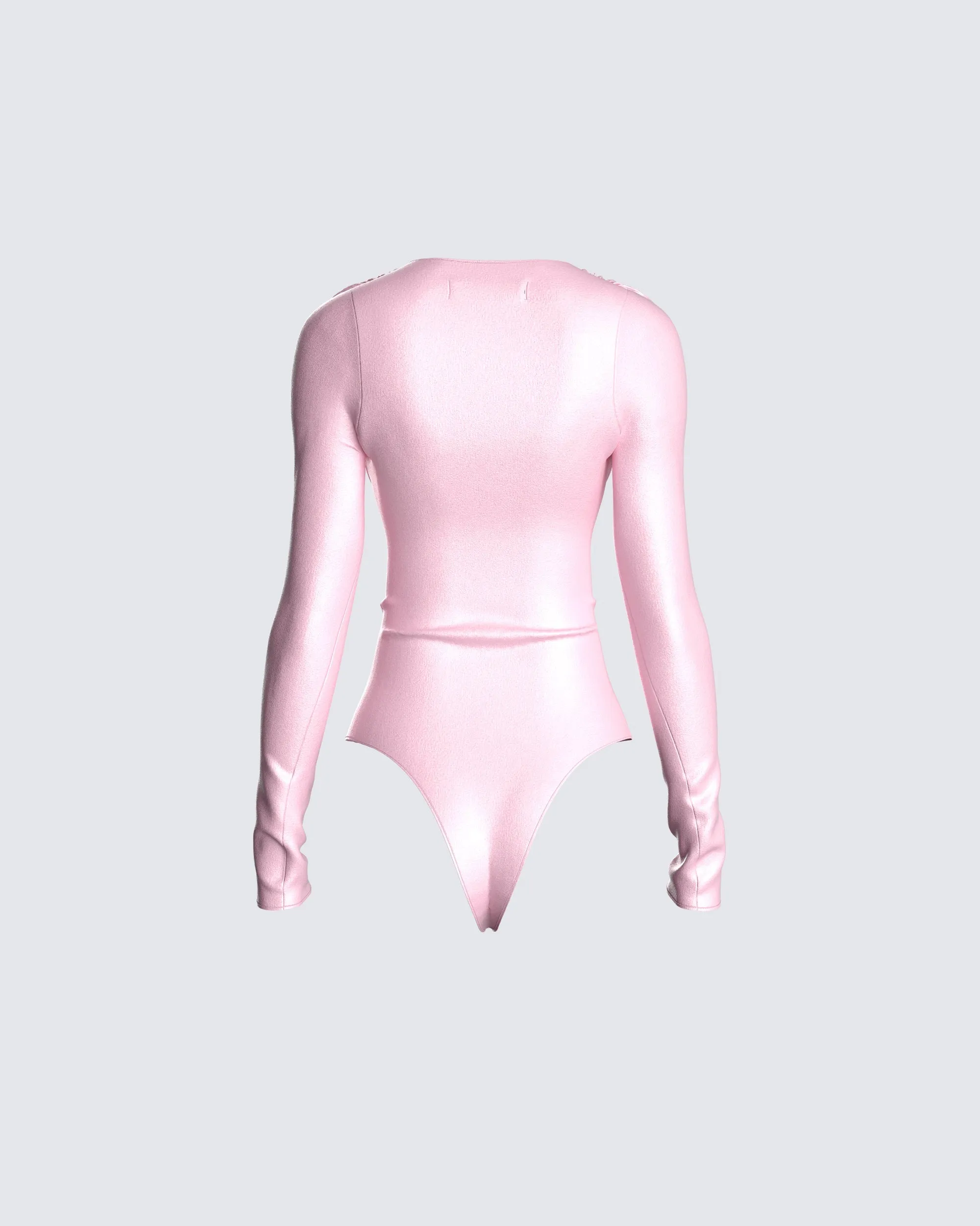 Chelsea Pink Twist Bodysuit sold by Finesse product image thumbnail 3