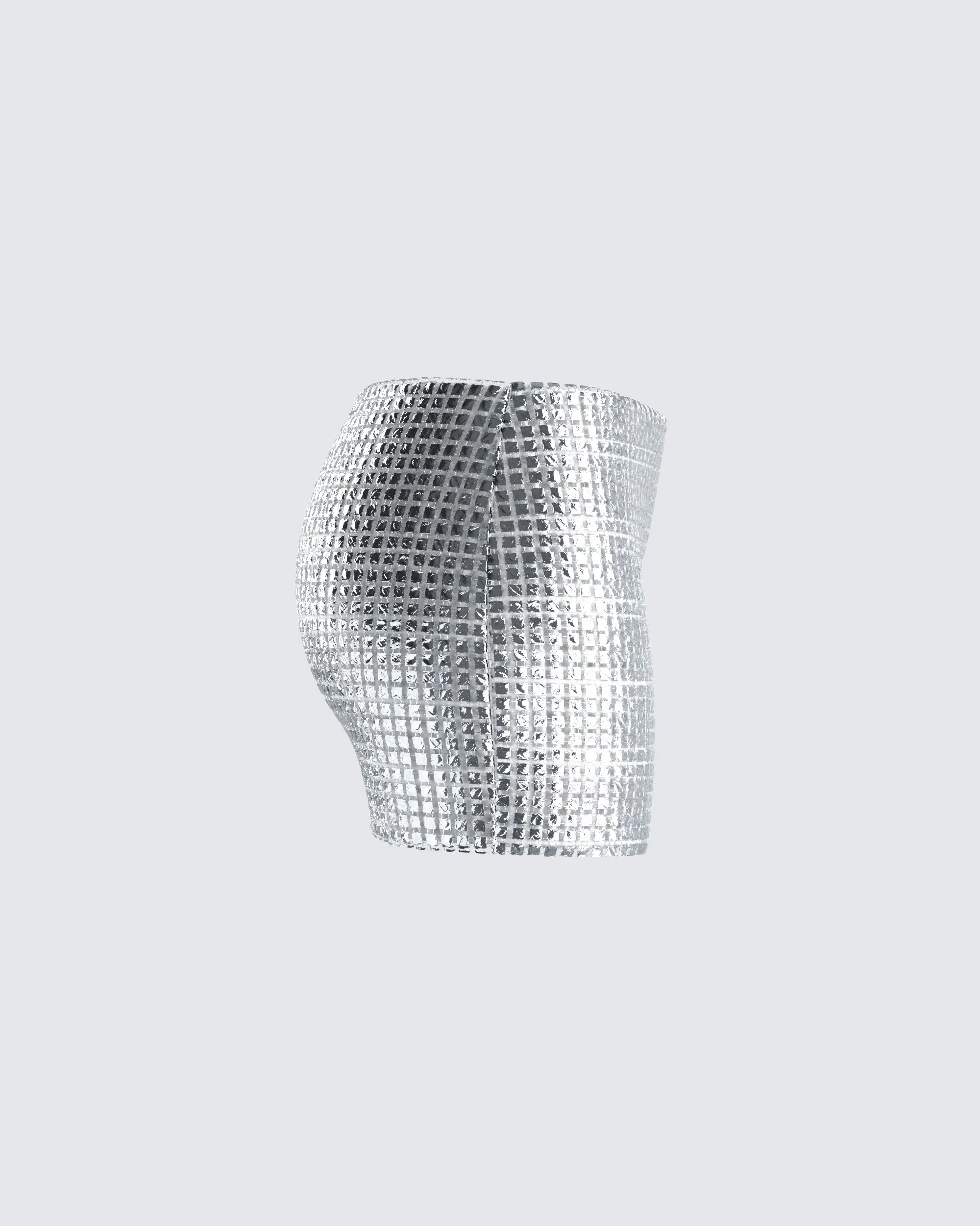 Liora Silver Rhinestone Mini Skirt sold by Finesse product image thumbnail 2