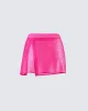 Irie Pink Sequin Mini Skirt sold by Finesse