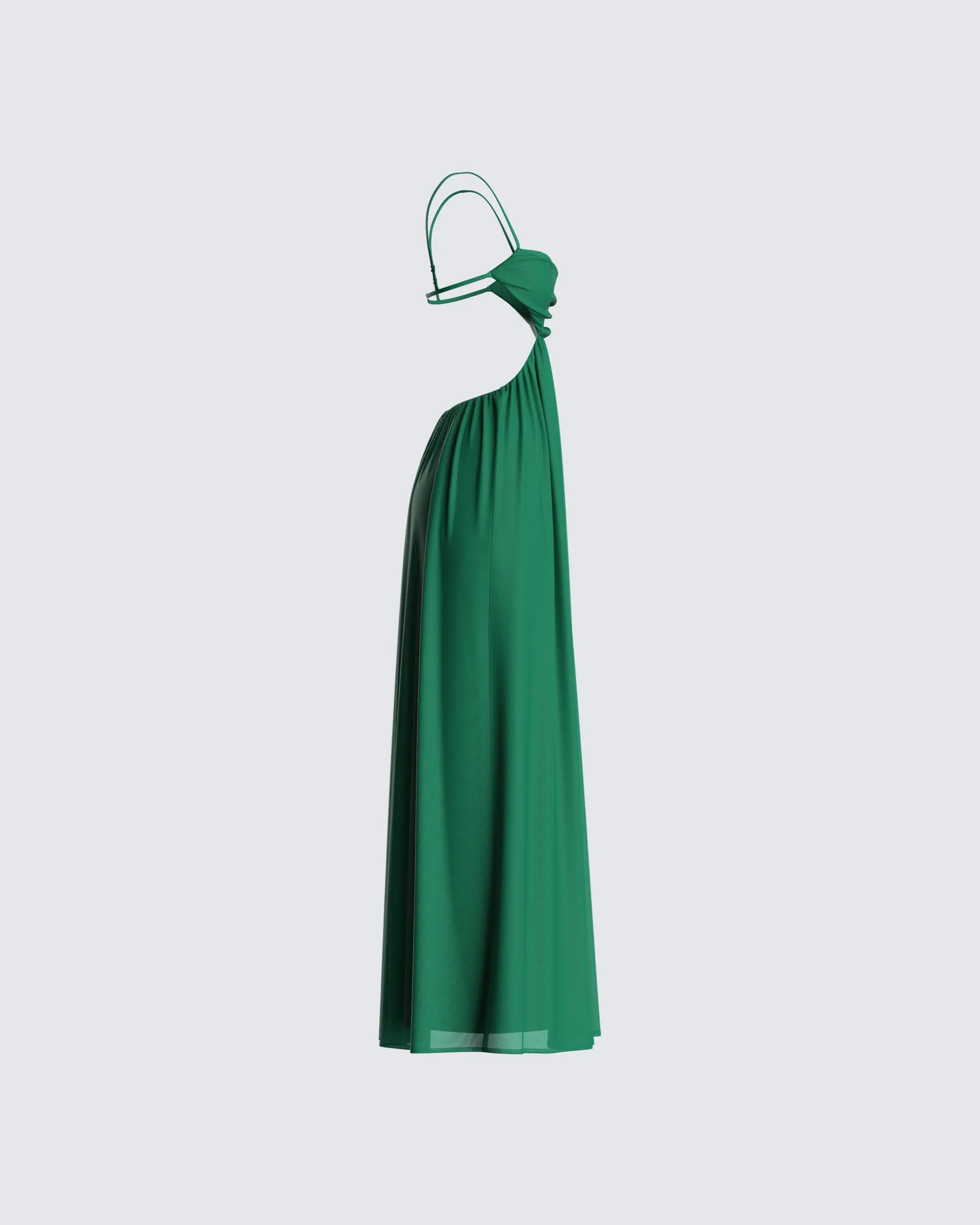 Freja Green Georgette Gown sold by Finesse product image thumbnail 2