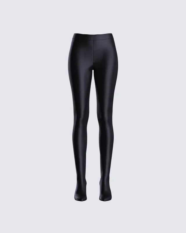 Lux Black High Heel Leggings sold by Finesse