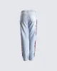 Marek Embellished Blue Jeans sold by Finesse