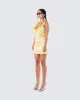 Matilda Yellow Mini Dress sold by Finesse