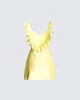 Matilda Yellow Mini Dress sold by Finesse